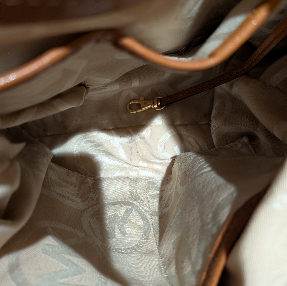 Michael Kors Nolita Caramel Hobo Bag - Picture 8 of 8